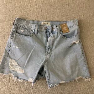 Madewell Women's Relaxed Mid-length Denim Shorts Size 29